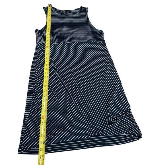 NWT Athleta Stripe La Palma Dress Black White Stripe Coastal Preppy Prep $98 M - Picture 12 of 12